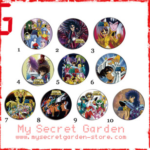 Saint Seiya ( Knights of the Zodiac ) 聖闘士星矢 Anime Pinback Button Badge Set 1a or 1b ( or Hair Ties / 4.4 cm Badge / Magnet / Keychain Set )